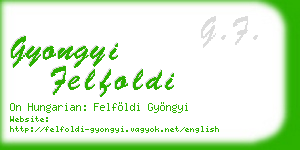 gyongyi felfoldi business card